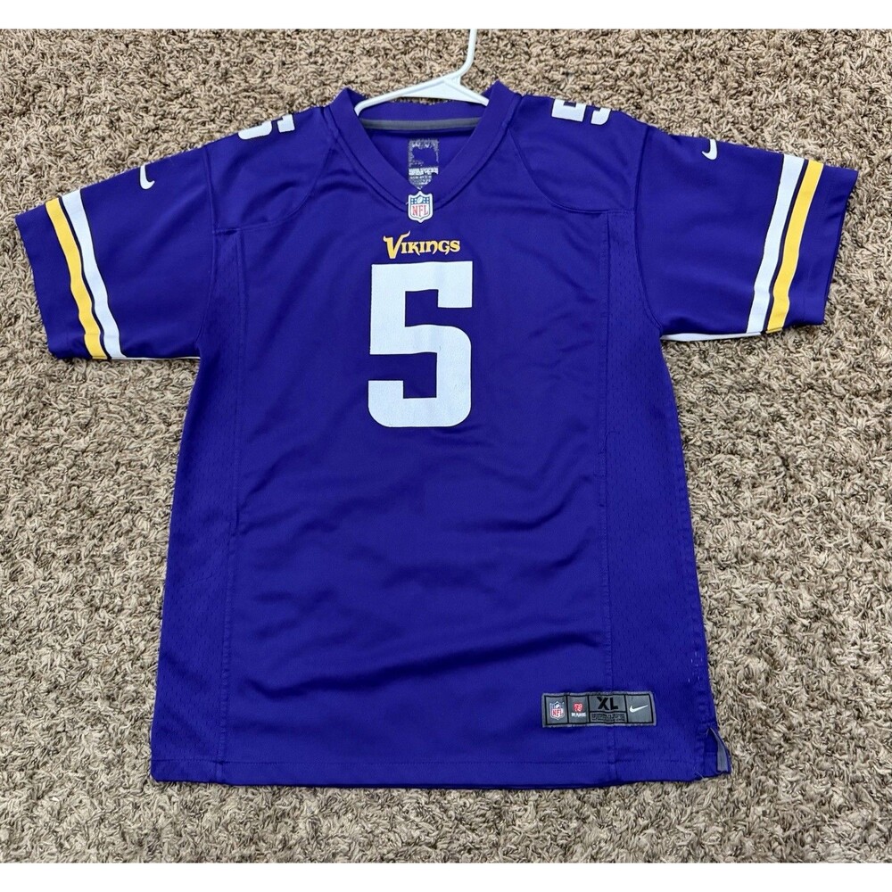 Teddy Bridgewater Minnesota Vikings Nike NFL Jersey Adult Size XL